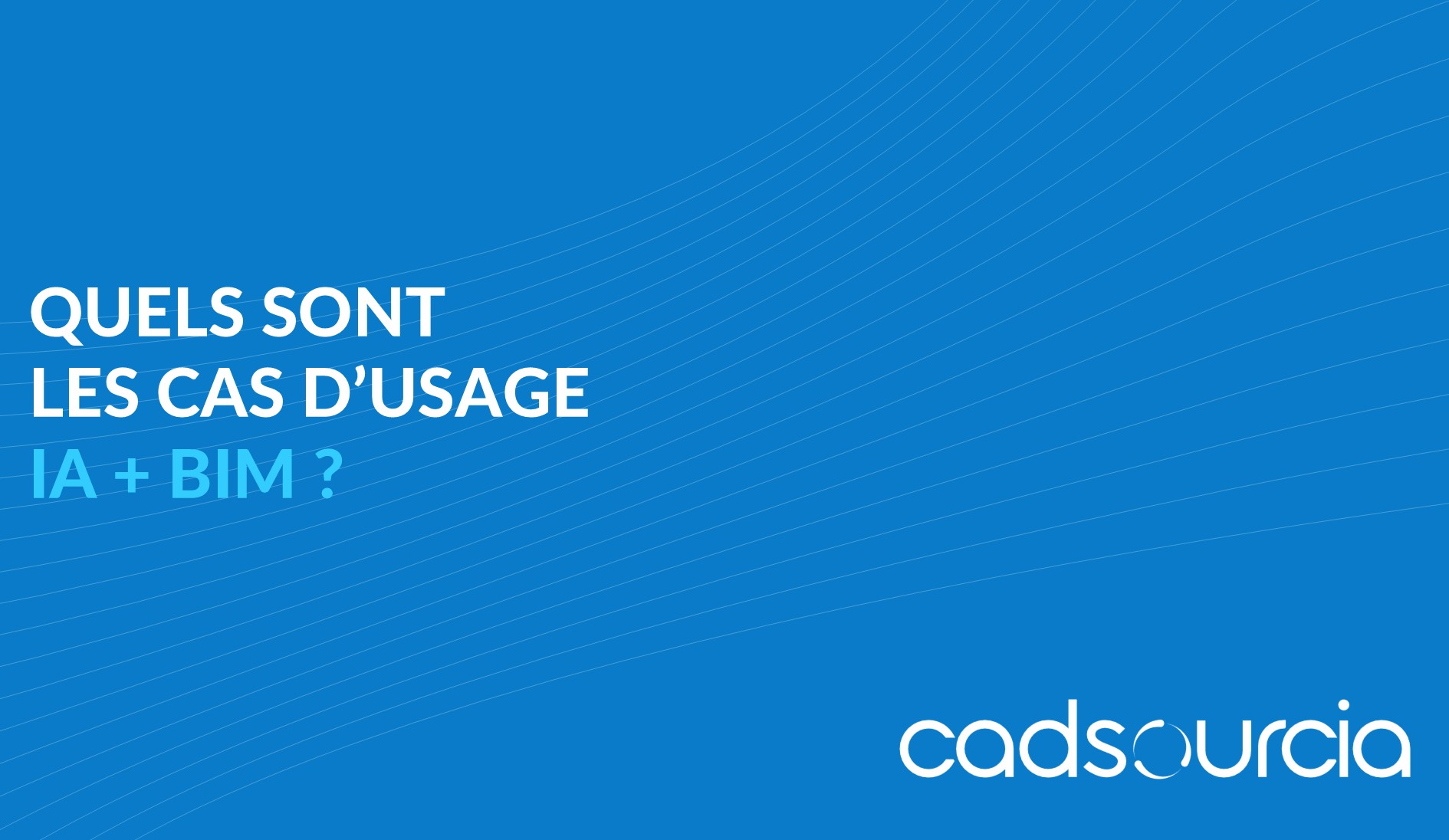 BIM + IA quels cas d'usages